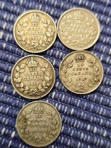 Canada 10 cents silver