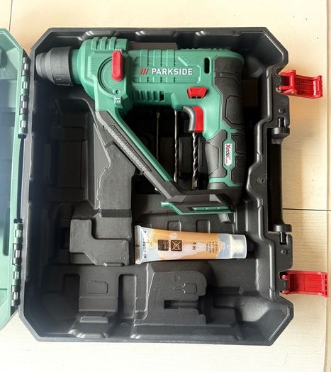 NEW Parkside 20V SDS Hammer Drill  Unused Parkside cordless hammer drill. Still in original case.