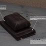 Glass Polish 15916 Hand-Held Sanding Block with hook and loop, Hand Sanding Pad | 70 x120mm Image 2