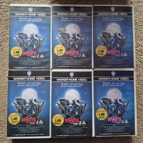 ROOTS - EX Rental Vhs tapes x 6