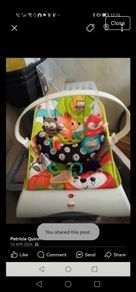 Baby bouncer like new works perfect