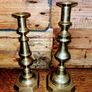 vintage brass candle holders Image 2