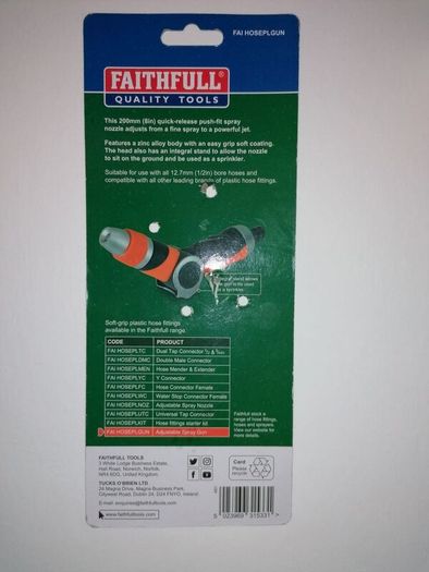 Garden Hose Spray Nozzle or Sprinkler