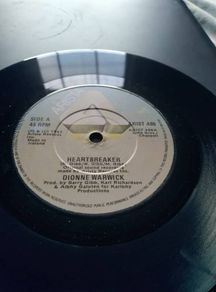 HEARTBREAKER 7" vinyl single Irish pressing Dionne Warwick