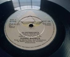 HEARTBREAKER 7" vinyl single Irish pressing Dionne Warwick