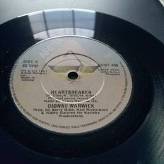 HEARTBREAKER 7" vinyl single Irish pressing Dionne Warwick