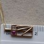 Vintage 9 CT gold necklaces, pendans.  Price from 65 euro Image 4