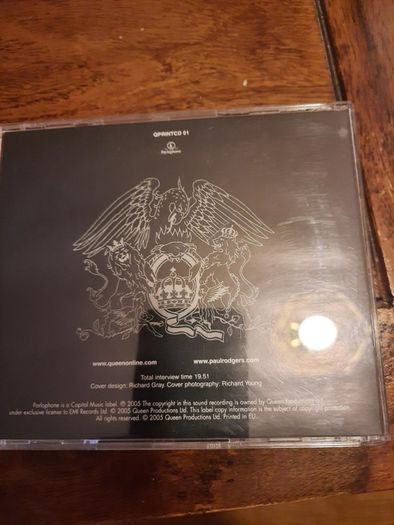 QUEEN + PAUL RODGERS: Queen on Tour- Interview Disc 2005 (Promo CD for radio stations - RARE)