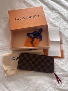 Louis Vuitton Clemence Wallet in Damier