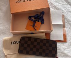 Louis Vuitton Clemence Wallet in Damier
