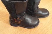 Girls black boots size 7