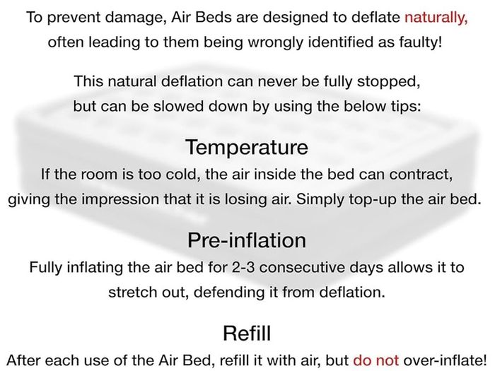NEW SALE | Premium Blow up Inflatable Double Air Bed Mattress with Built in Pump 191 x 137 x 46cm and Storage Bag Included