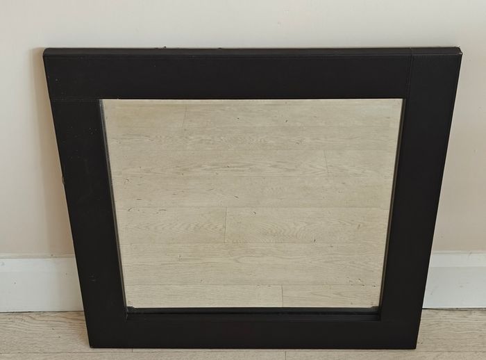 Brown Square Wall Mirror