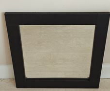 Brown Square Wall Mirror