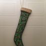 Handmade Wooden Christmas Stocking Decoration Image 2