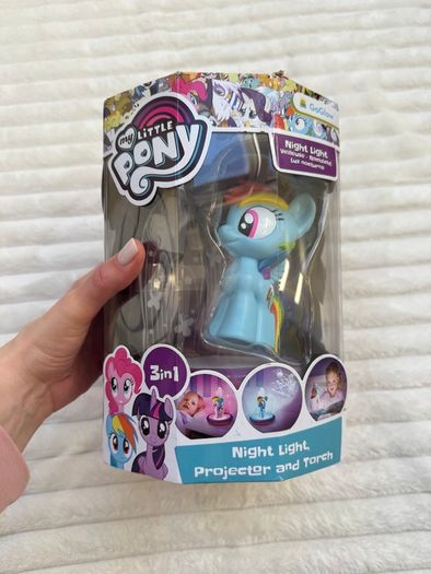 My Little Pony GoGlow Magic Night Light Rainbow Dash Damaged box Please see photos