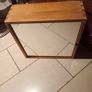 Retro Pine Mirrored Door Medical Cabinet Image 2