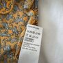 topshop off shoulder mustard patterned top size 8 Image 10