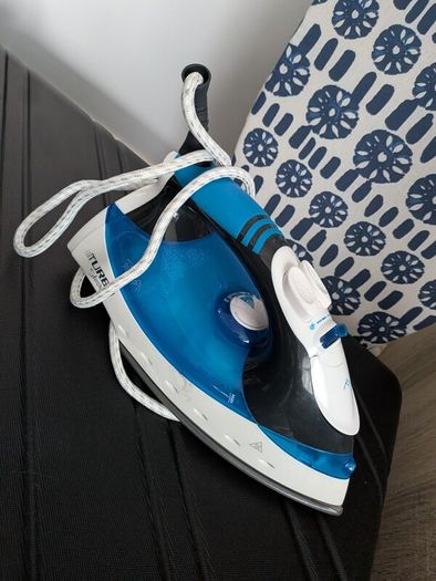 Iron and ironing board