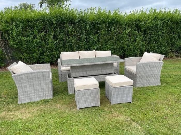 New Luxury Garden Rattan Furniture/ Dining Table / Sofa / Armchairs / Delivery