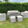 New Luxury Garden Rattan Furniture / Rising Dining Table / Sofa / Armchair / Delivery Image 5