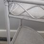 CORNER UNIT - Vintage Bamboo - Rattan - Three Shelf Image 7