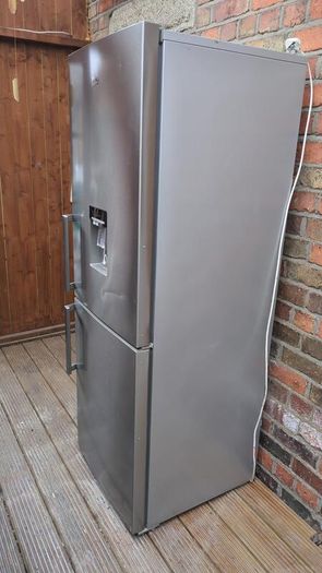 Beko Fridge Freezer with Water Dispenser - Graphite/Dark Inox - Excellent Condition