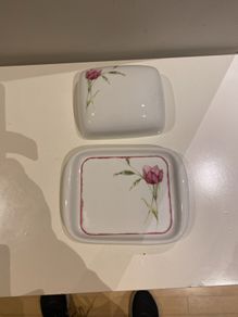 Beautiful Provence  butter dish
