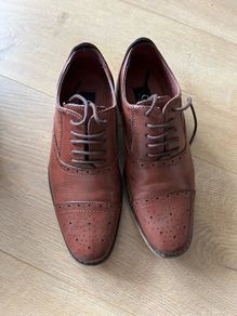 Boys Brown Size 2 communion shoes