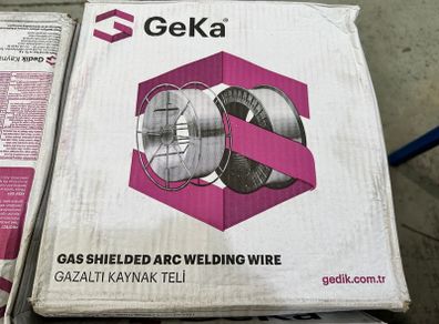 GeKa 0.8mm G3Si1 / SG2 15KG Mig Welding Wire  High quality mild steel MIG welding wire from GeKa. 0.8mm GMAW - SG2