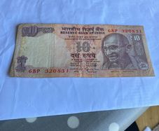 10 Rupees Banknote of India - Mahatma Gandhi