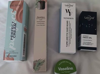 Make Up Bag with cosmetic items