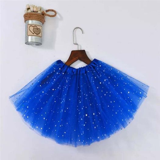 Children's blue,pink,yellow, tulle skirt one size
