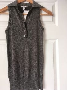 Mango Sparkly Knit Top- BNWT - Size S