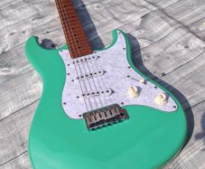Levinson Sceptre Ventana SV1 Seafoam Green Strat / superstrat style guitar