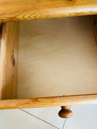 2 solid pine lockers with metal runners
