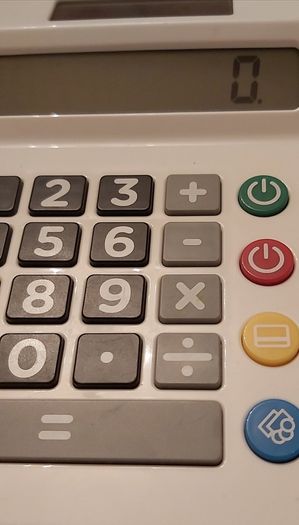 Solar powered wooden toy cash register (1501) 1