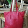 Red Leather Handbag Image 5