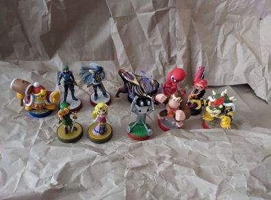 Amiibo Loose Figurines Mario Zelda Splatoon Nintendo Switch