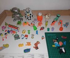 Vintage Toy Bundle  Mixed Figures Lot