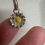Links of London Daisy Charm, Sterling Silver, 18k Gold Vermeil Detail Image 3