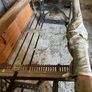 Rare antique Quilt table top stretcher. Image 10