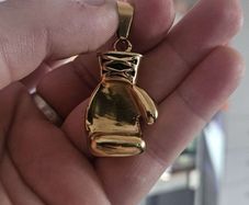 gold boxing pendant