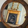 Vintage Regency-Style Convex Wall Mirror Image 2