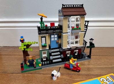 LEGO 31065 Park Street Townhouse 100% Complete w/ Instructions & Figs
