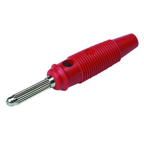 Banana Plug Red Soft Plastic Cover And Screw Terminal