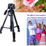 Professional Camera Tripod Kit with Double Support 360 Degree Pan Pan Head Realease Quick Release Plate for Nikon Canon Panasonic Sony Olympus Pentax Image 3