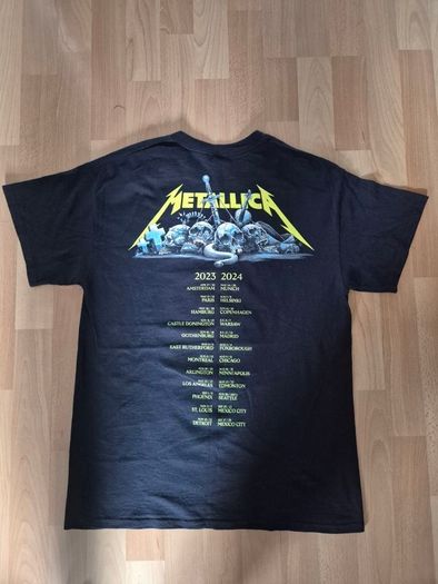 METALLICA M72 World Tour Broken Clock & Skulls Tour Medium 2023-2024 North American & EU tour