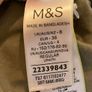 Marks and Spencer Soft Khaki Utility Cargo Trousers UK 8 Regular Image 8