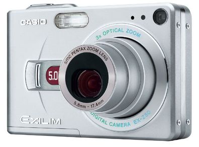 Casio EXILIM EX-Z50 Digital Camera 5 Megapixel 3x Optical Zoom 5.08 cm (2 Inch) Display
